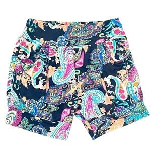 MULTICOLOR SPANDEX SEXY SHORT SIZE S